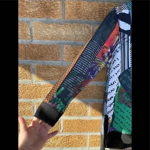 Lynn Ritchie silver pullover top size medium - Picture 4 of 10